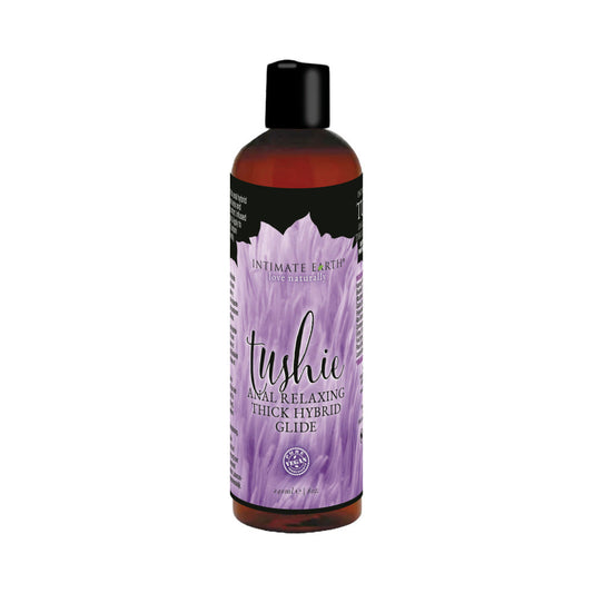 Intimate Earth Tushie Hybrid Anal Relax Glide – 8 oz – White Creamy Formula