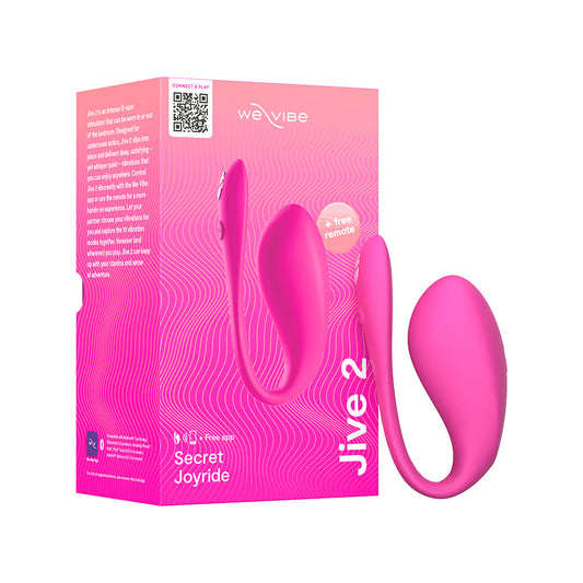 We-Vibe Jive 2 G-Spot Vibrator with Remote Control – Hot Pink