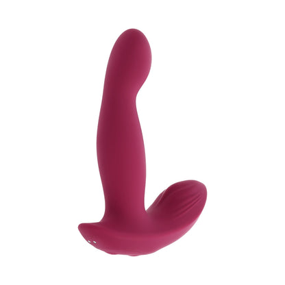 Evolved Come On Over Rechargeable Silicone Remote-Controlled Vibrator – Burgundy