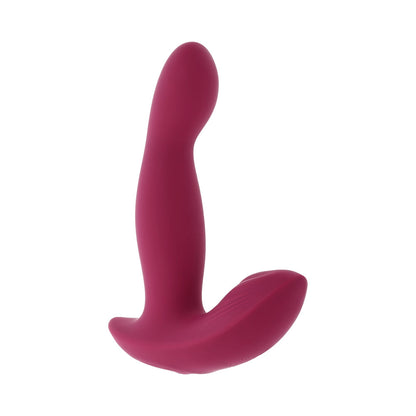 Evolved Come On Over Rechargeable Silicone Remote-Controlled Vibrator – Burgundy