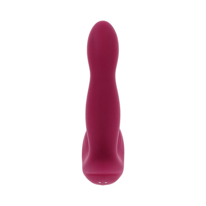 Evolved Come On Over Rechargeable Silicone Remote-Controlled Vibrator – Burgundy