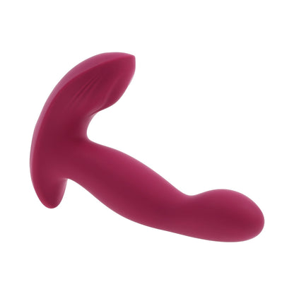Evolved Come On Over Rechargeable Silicone Remote-Controlled Vibrator – Burgundy