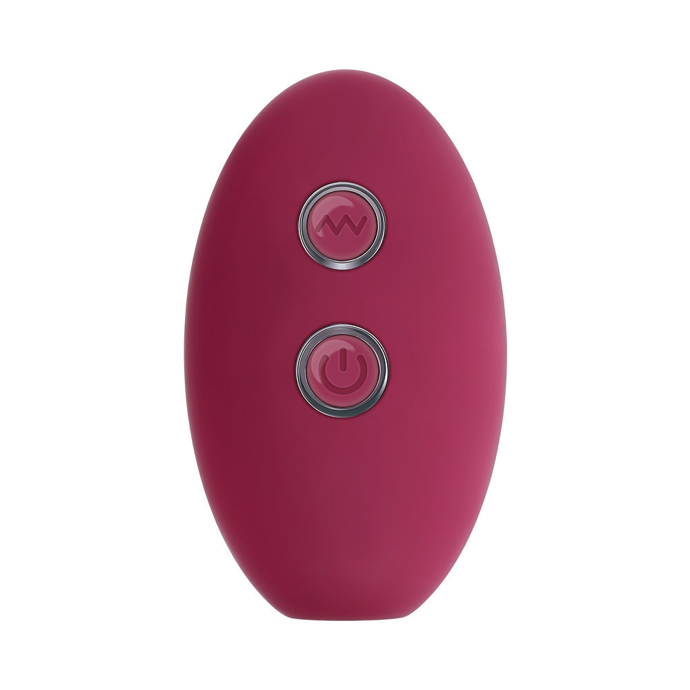 Evolved Come On Over Rechargeable Silicone Remote-Controlled Vibrator – Burgundy