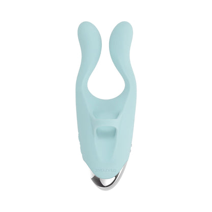 Evolved Couples Therapy Rechargeable Silicone Finger Vibrator with Tapping Function – Mint