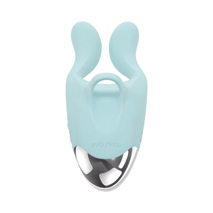 Evolved Couples Therapy Rechargeable Silicone Finger Vibrator with Tapping Function – Mint