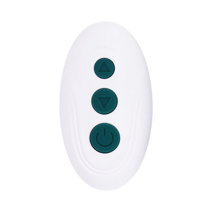 Playboy Have A Seat Rechargeable Silicone Remote-Controlled Vibrating Grind Pad - Deep Teal