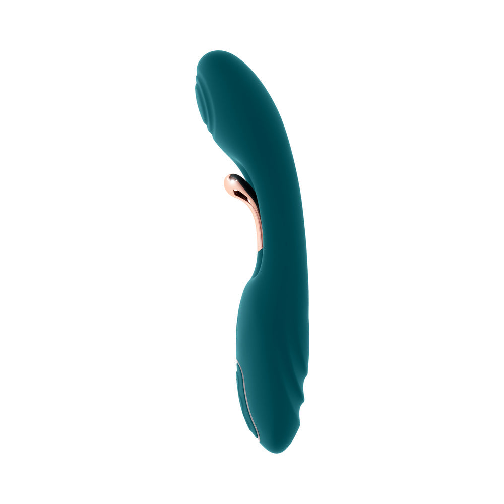 Playboy Aurelie Rechargeable Silicone G-Spot Vibrator - Deep Teal