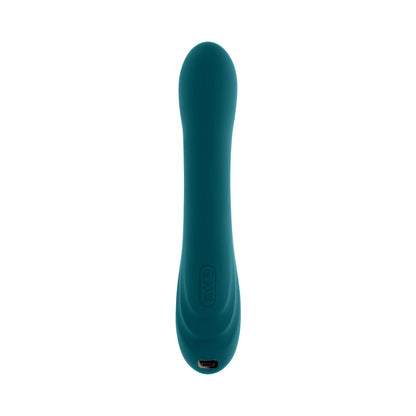 Playboy Aurelie Rechargeable Silicone G-Spot Vibrator - Deep Teal