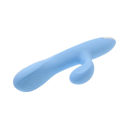 Playboy Up & Away Rechargeable Silicone Rabbit Vibrator – Blue
