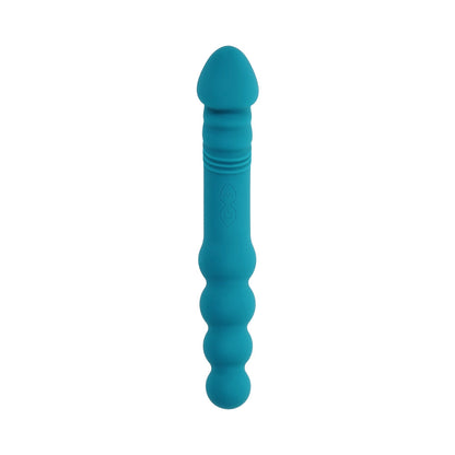 Evolved Flip Flop Rechargeable Dual-Ended Vibrator – Teal