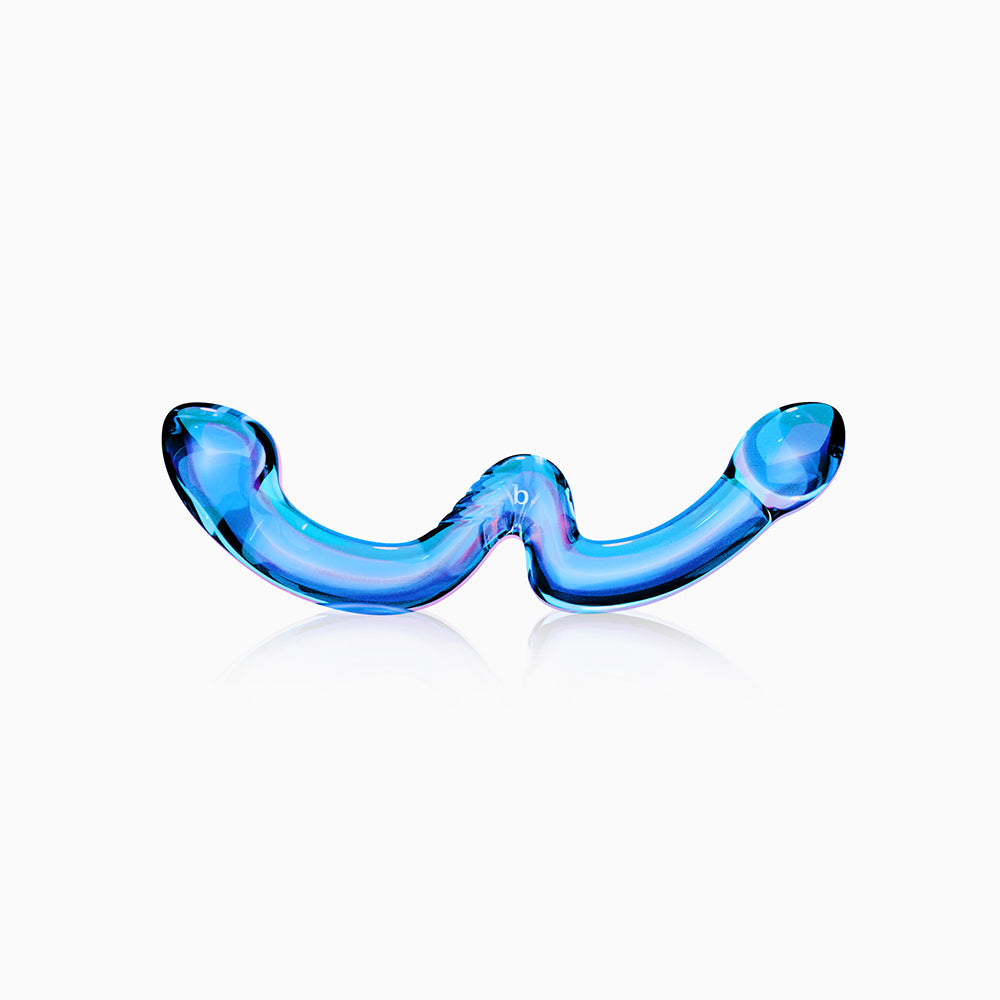Biird x Wicul OhWii Double-Ended Glass Dildo for G-Spot and P-Spot Exploration - Multi-Color