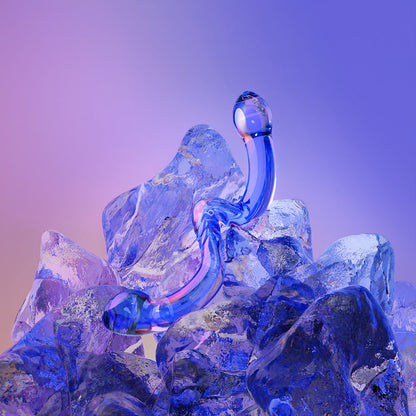 Biird x Wicul OhWii Double-Ended Glass Dildo for G-Spot and P-Spot Exploration - Multi-Color
