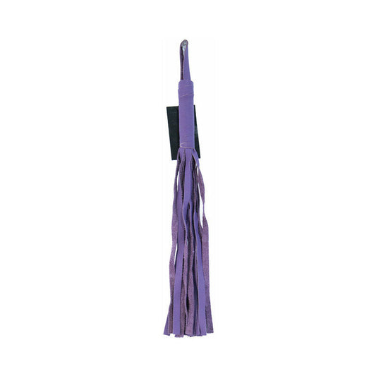 Foxtails Soft Flogger 16 in. – Purple Leather
