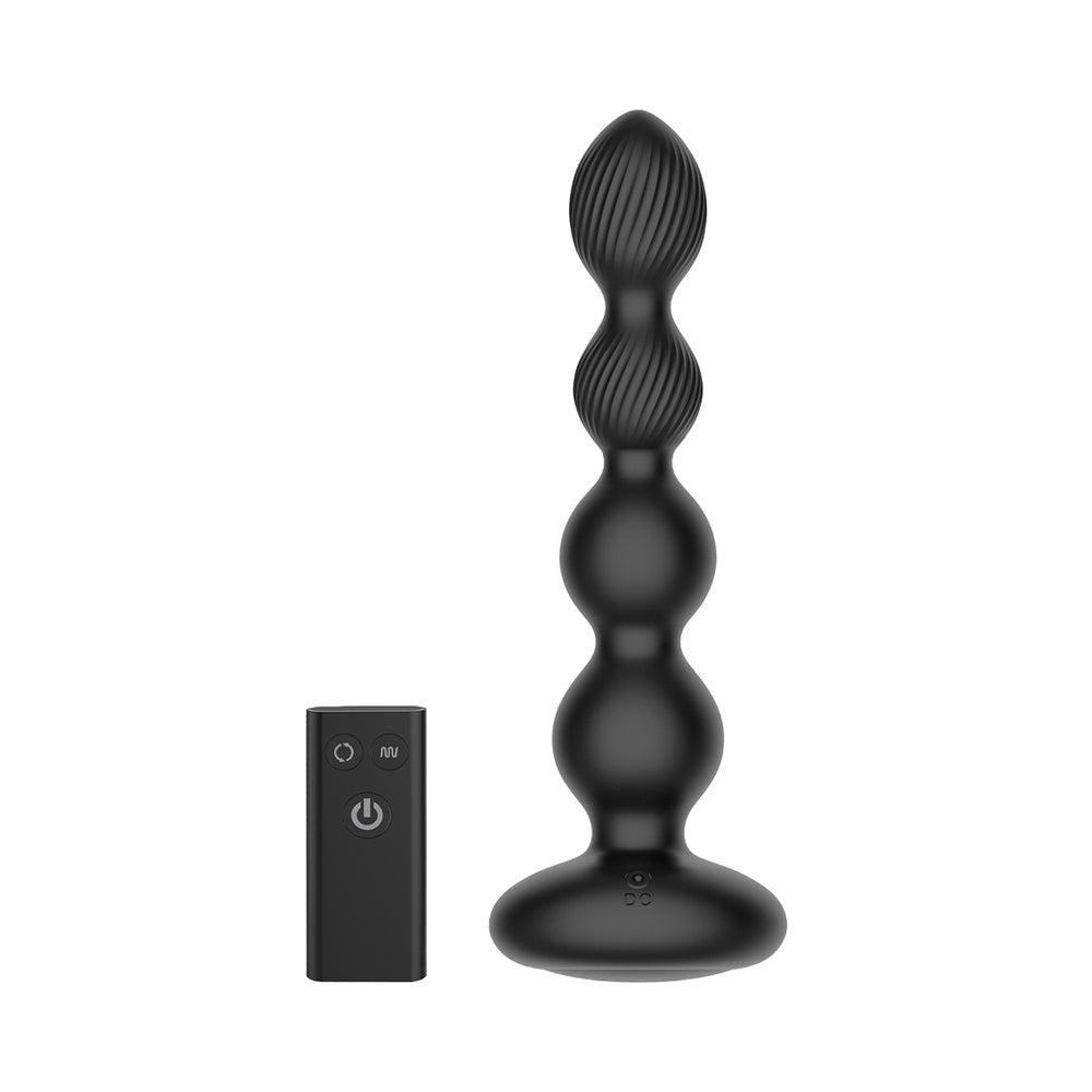 Nexus Tornado Probe Large Rotating and Vibrating Probe with Remote Control – Black