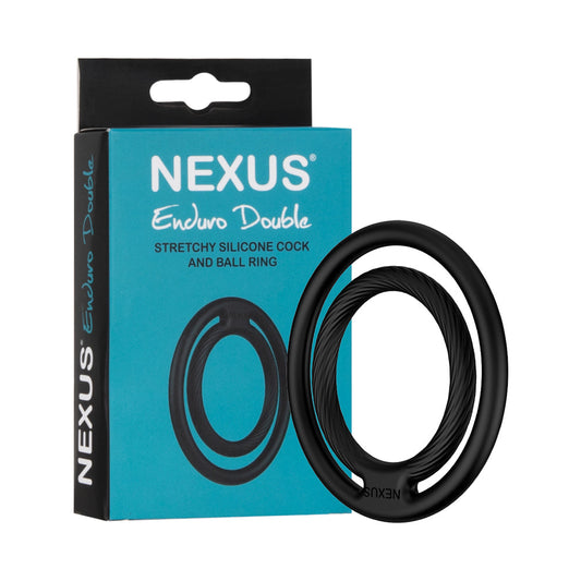 Nexus Enduro Double Cock and Ball Ring – Black