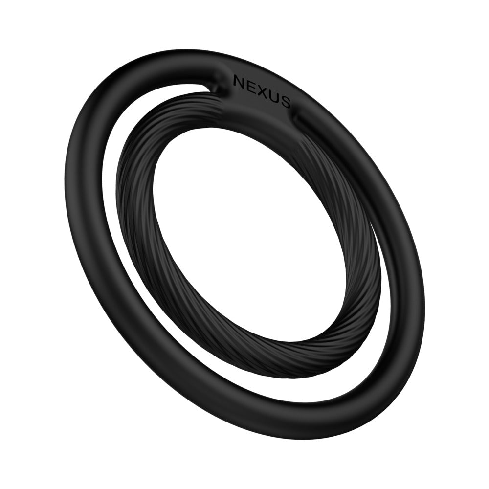 Nexus Enduro Double Cock and Ball Ring – Black