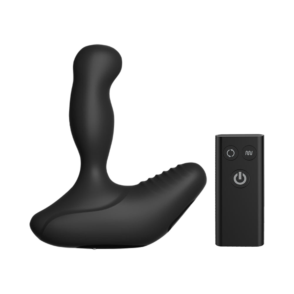 Nexus Revo Stealth App Enabled Rotating and Vibrating Remote Control Prostate Massager - Black