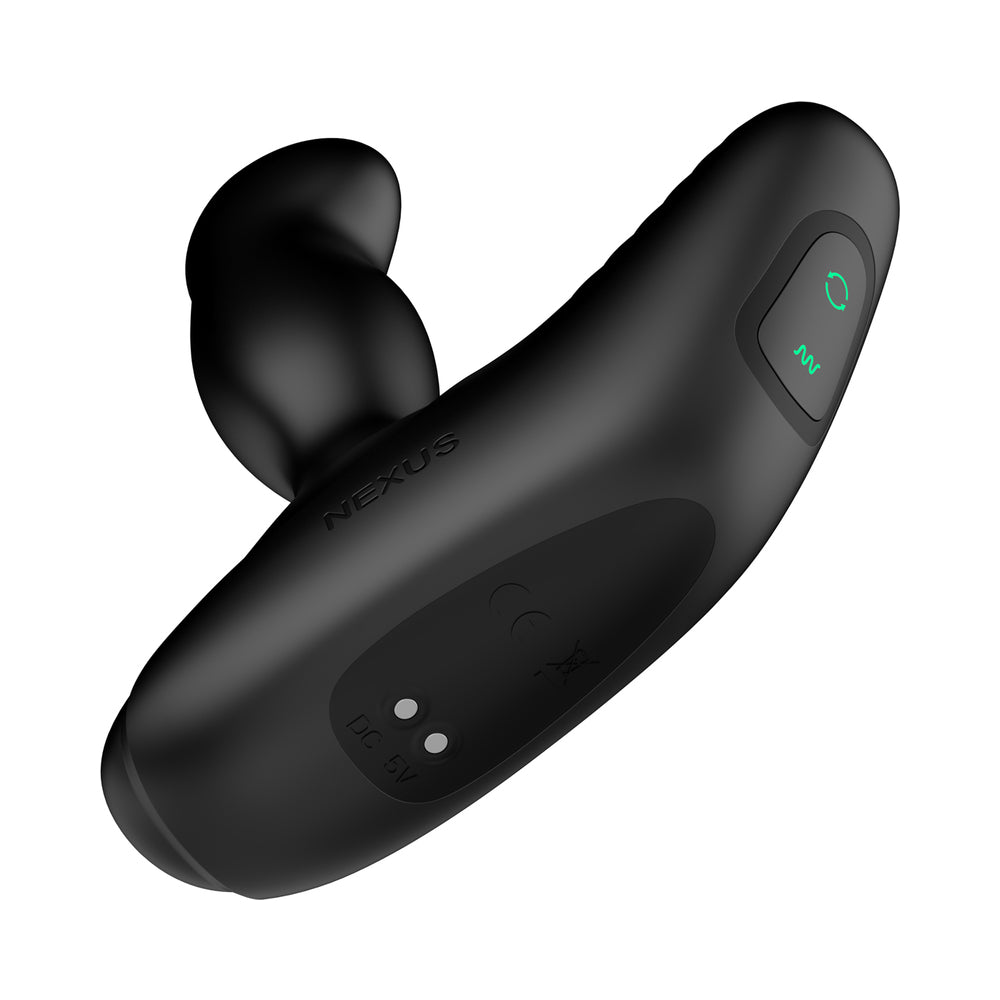 Nexus Revo Stealth App Enabled Rotating and Vibrating Remote Control Prostate Massager - Black