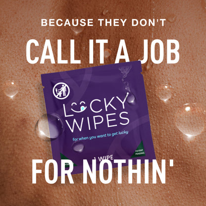 Sweetums Lucky Wipes Banana Flavor 10-Pack – Intimate Wipes for Men