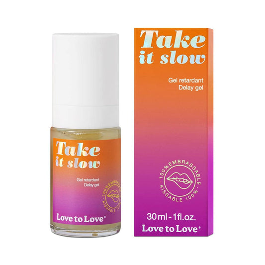 Love to Love Take It Slow Delay Gel – 1 oz – Kissable Monoï Scent
