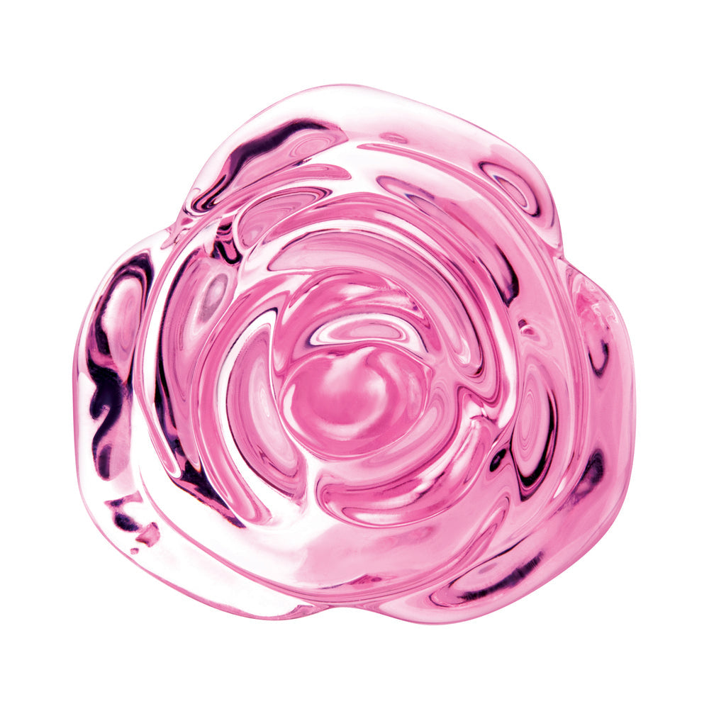 b-Vibe Pink Roses Training Plug Set – Glass Butt Plugs – Light Pink