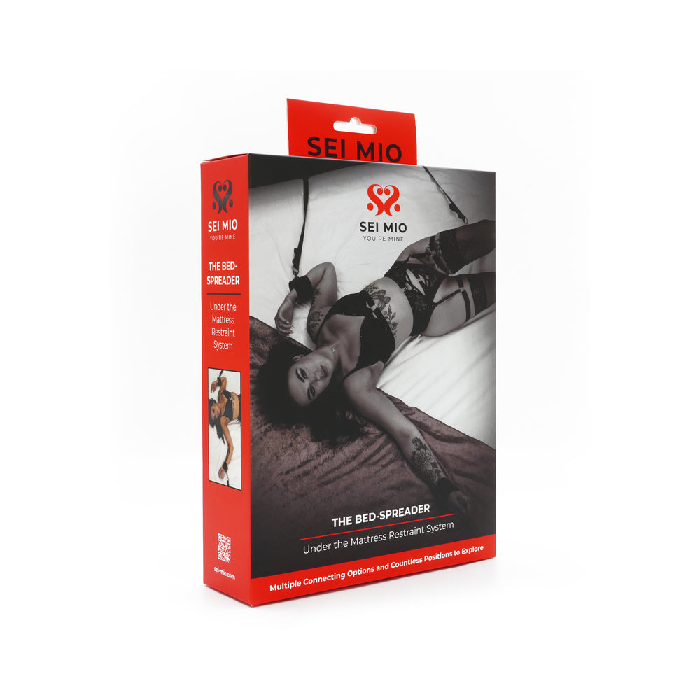 SEI MIO The Bedspreader Under the Mattress Restraint System – Black