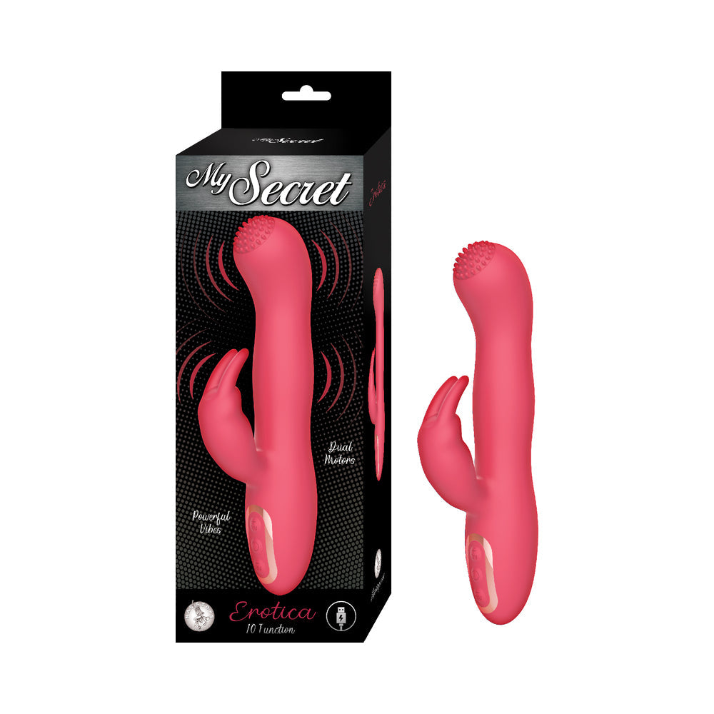 Nasstoys My Secret Erotica Vibrating Massager – Red