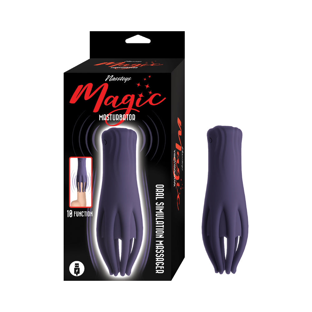 Nasstoys Magic Masturbator Oral Simulation Massager – Purple