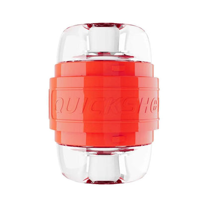 Adam's Quickshot by Fleshlight – Compact Male Stroker with Multi-Chambered Tunnel – Red