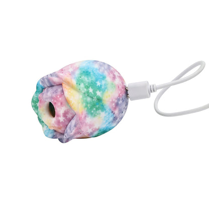Adam & Eve Eve's Ravishing Rose Tapping Clitoral Stimulator - Rainbow