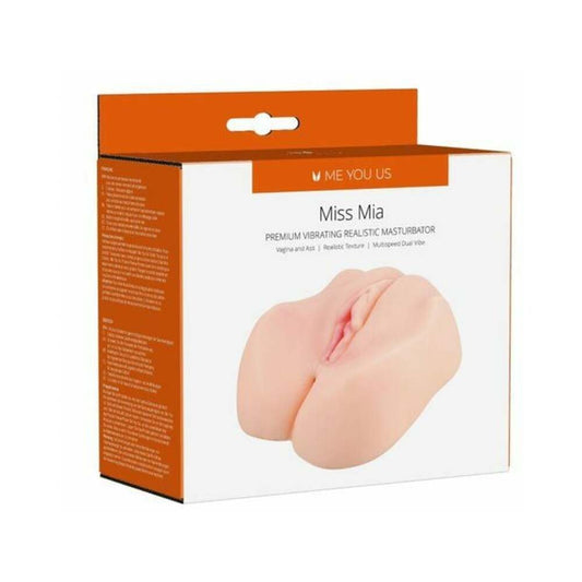 Me You Us Miss Mia Premium Vibrating Realistic Masturbator – Vanilla