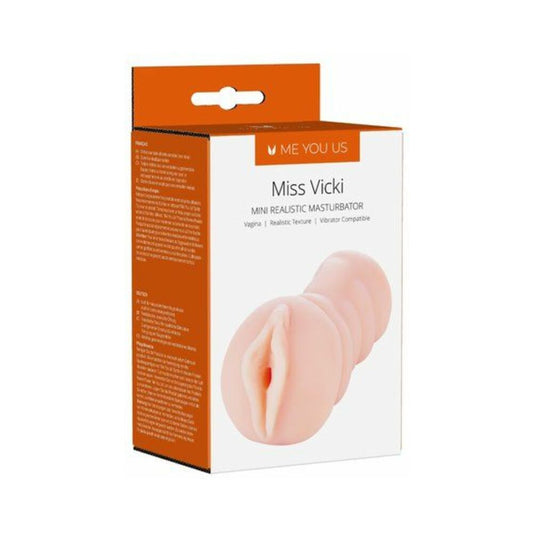 Me You Us Miss Vicki Mini Realistic Masturbator – Vanilla
