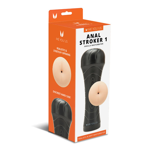 Me You Us Ultra Stroker Anal - Vanilla - Male Masturbator