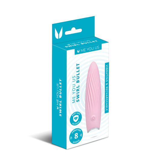 Me You Us Swirl Bullet Vibrator – Pink