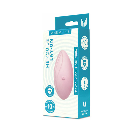 Me You Us Lay-On Vibrator – Pink – 10 Vibration Modes