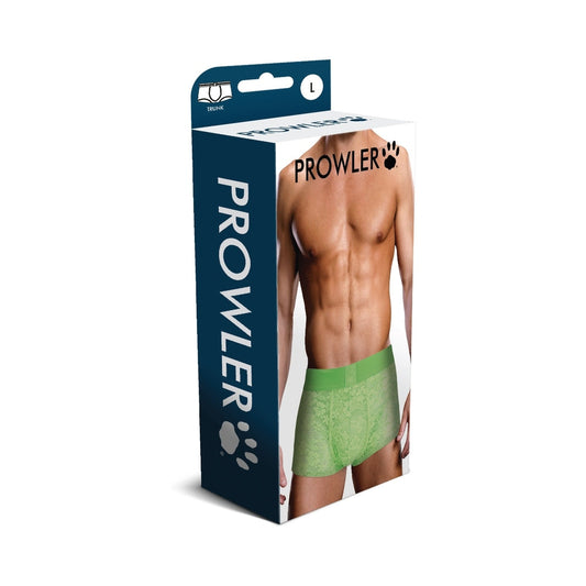 Prowler Lace Trunk Neon Green – Men’s Underwear Size L