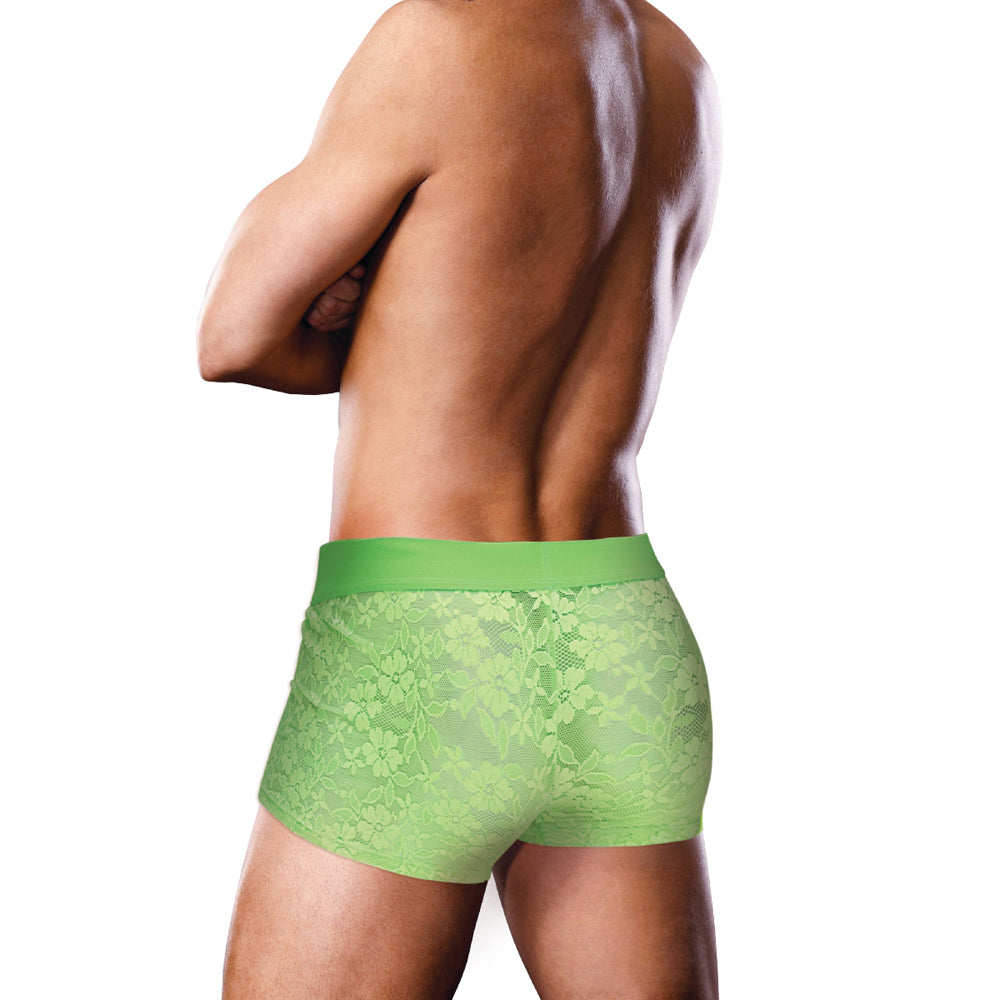 Prowler Lace Trunk – Neon Green – Size M
