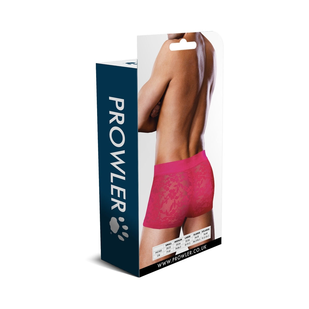 Prowler Lace Trunk XL – Hot Pink