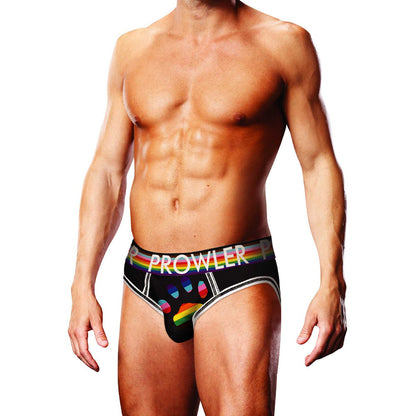 Prowler Oversized Paw Open Brief – Black – Size S