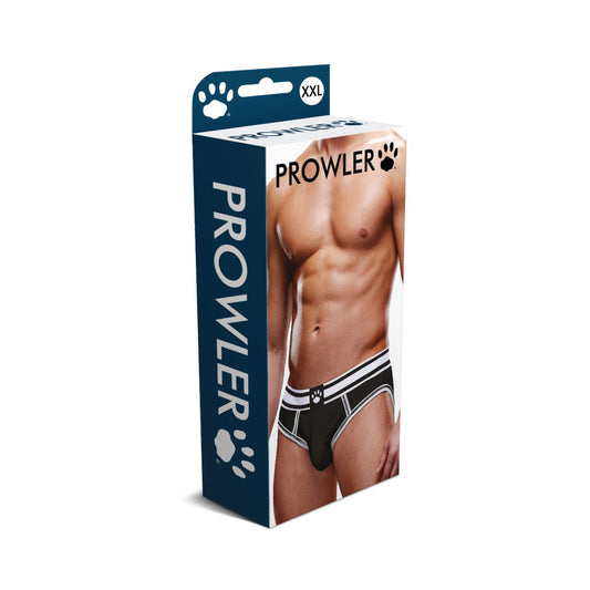 Prowler Open Brief – Black/White – 2XL