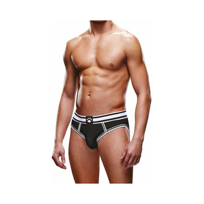 Prowler Open Brief – Black/White – 2XL