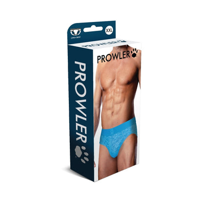 Prowler Lace Open Back Brief – Neon Blue – 2XL