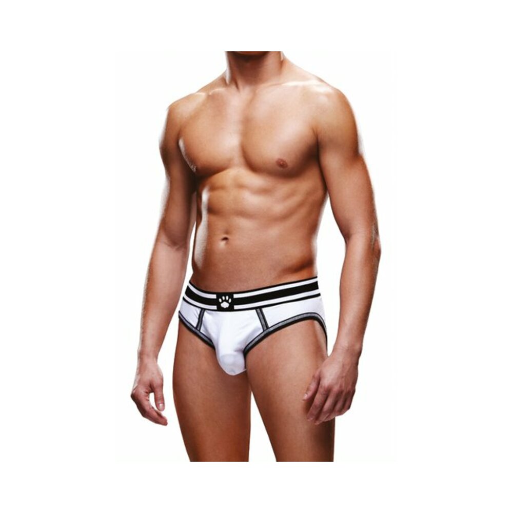 Prowler Open Brief – White/Black – Size S