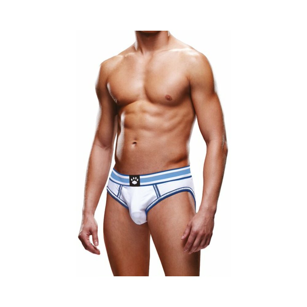 Prowler Open Brief – White/Blue – Size L