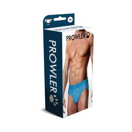 Prowler Lace Brief - Neon Blue - Men's Underwear
