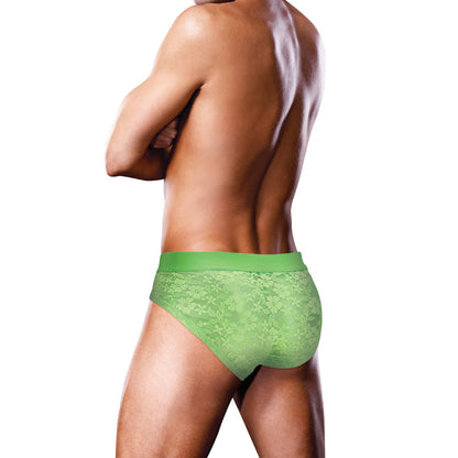 Prowler Lace Brief Neon Green – XL Size