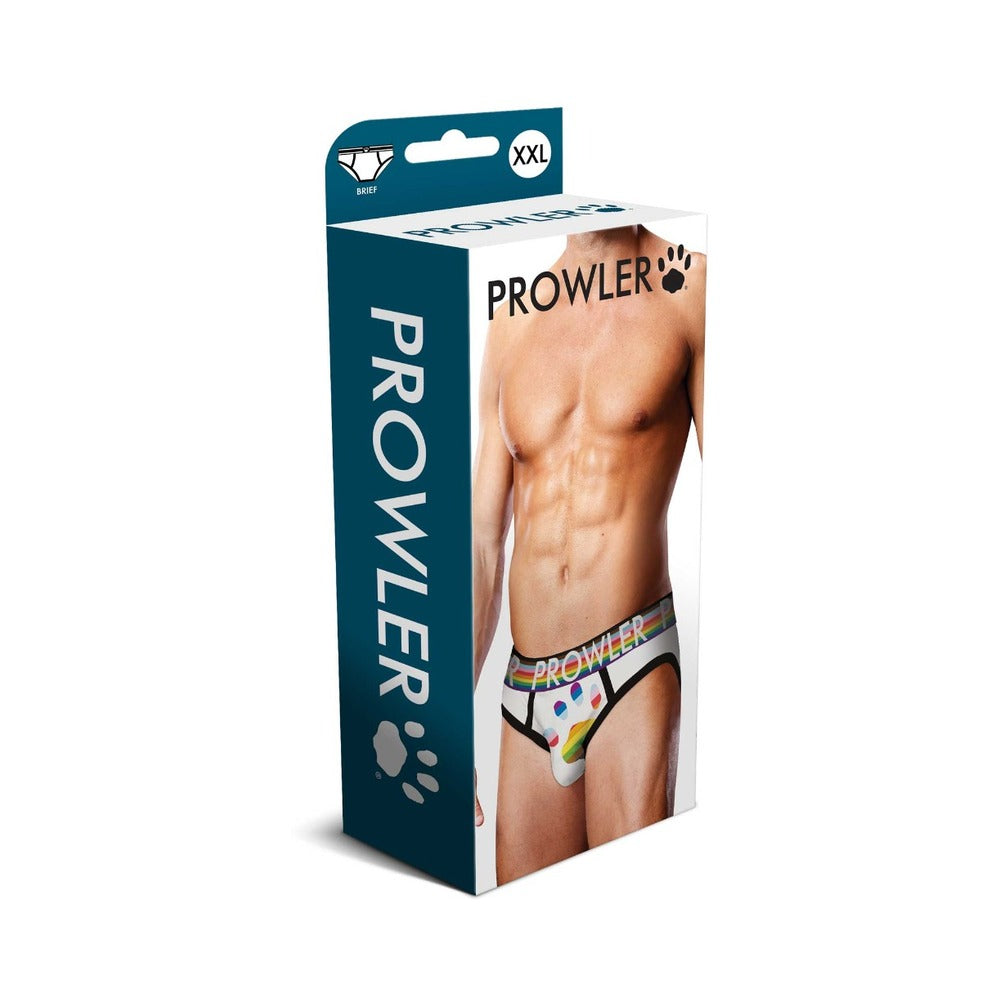 Prowler Oversized Paw Brief – White – Size 2XL