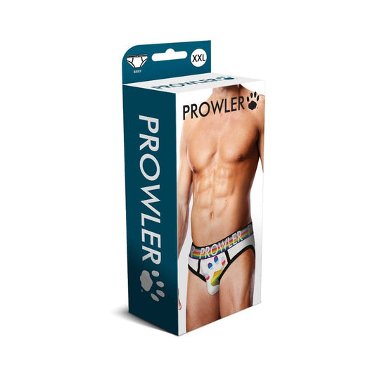 Prowler Oversized Paw Brief – White – Size 2XL