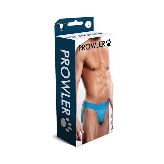 Prowler Lace Jock Strap – Neon Blue – Size L