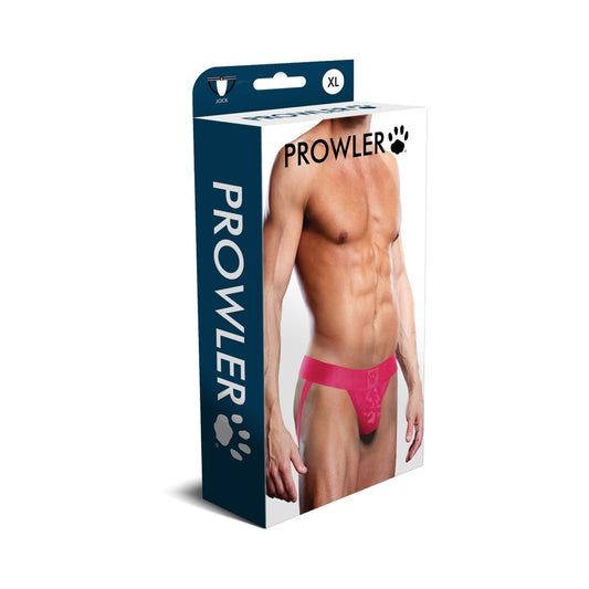 Prowler Lace Jock Strap - XL - Hot Pink